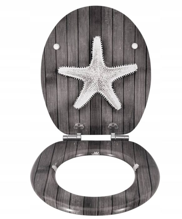 Deska sedesowa Sanitop Wingenroth WS2663 czarny MDF