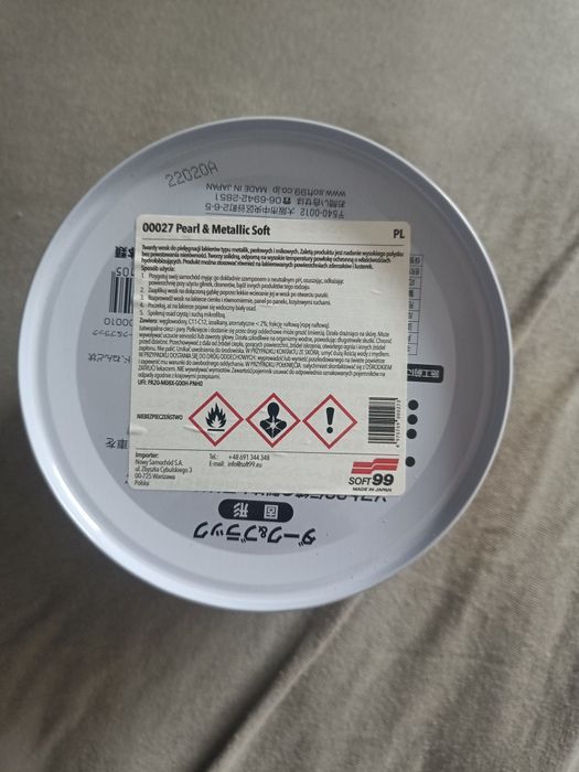 Soft99 twardy wosk do ciemnych lakierów