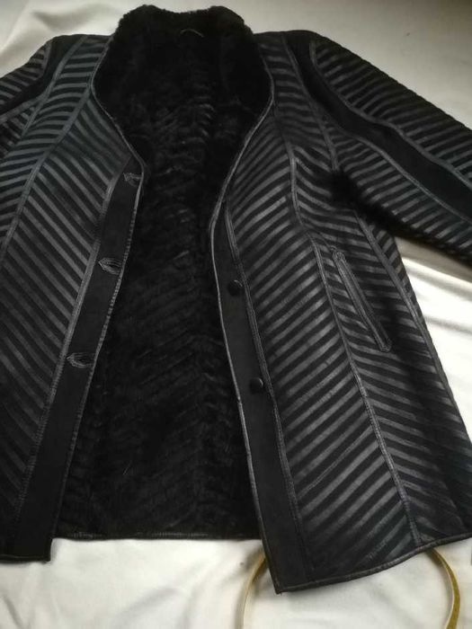 Kożuszek damski naturalny