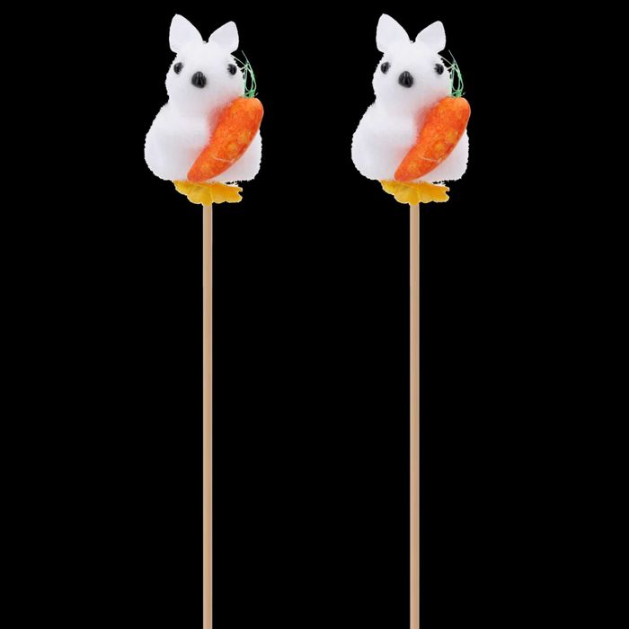 Flokowany zając na piku 2 szt.