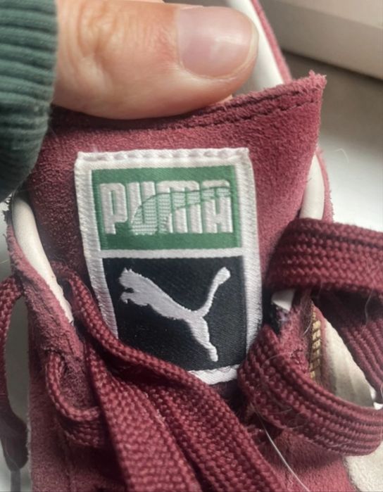 Oryginalne buty damskie puma zamszowe