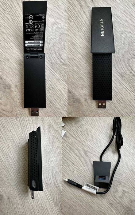 WiFi 6E USB 3.0 WiFi-адаптер NETGEAR A8000 Nighthawk AXE3000 Потужний