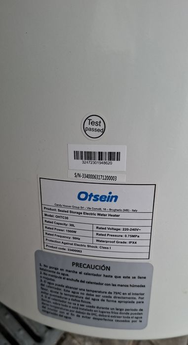 Cilindro Otsein 30l