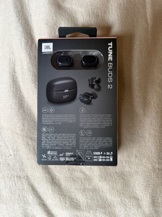 Słuchawki dokanałowe JBL Tune Buds 2 ANC Czarny
