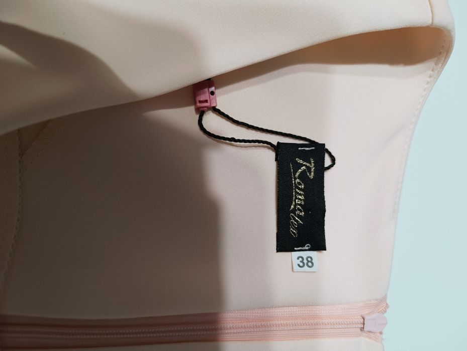 Nowa sukienka pudrowy róż M 38