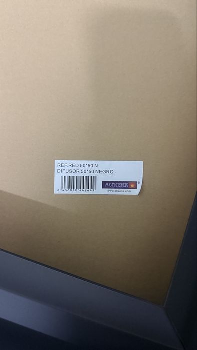 Grelha Difusora em L (50x50cm) para Recuperador/Lareira – Nova