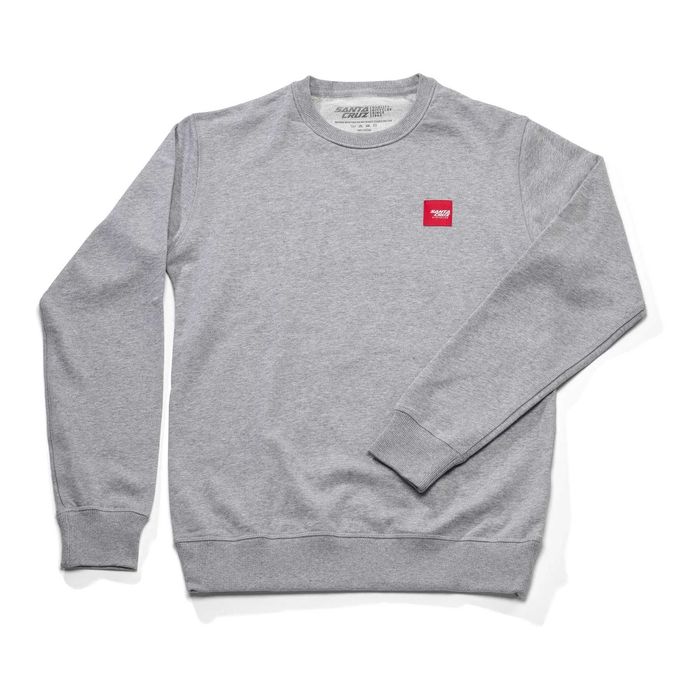 Nowa Bluza Santa Cruz Patch Crew Athletic Heather Szara z Metkami (S)
