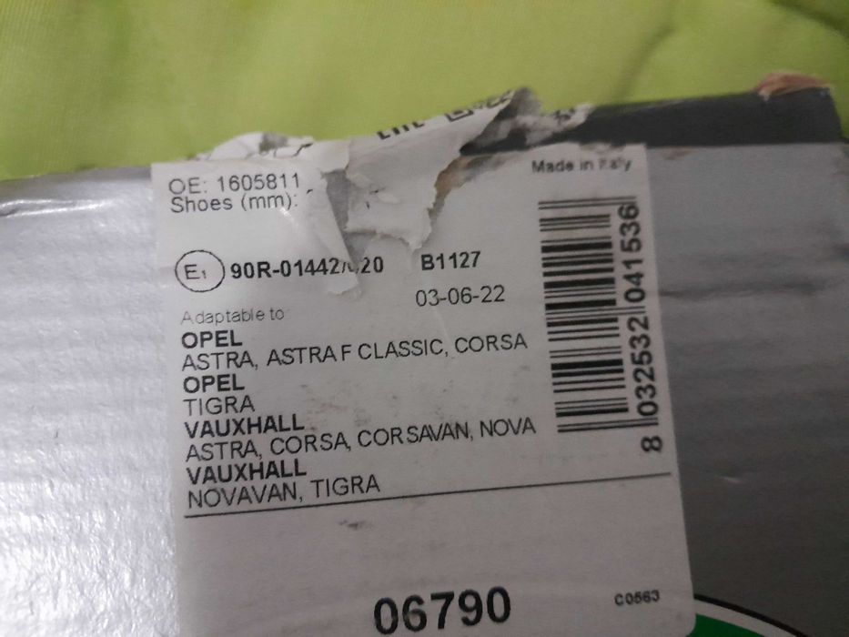 Vendo calços de travão de mão - novos - opel