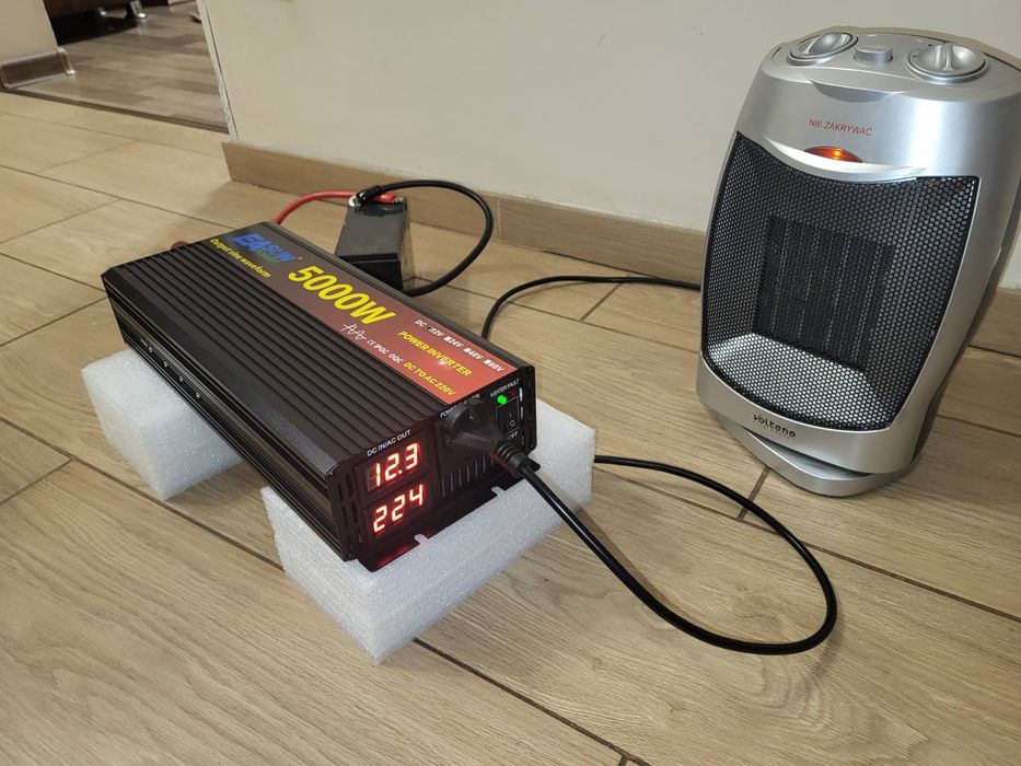 Інвертор Easun 5000W, 12V -220V, чиста синусоїда, інвектор