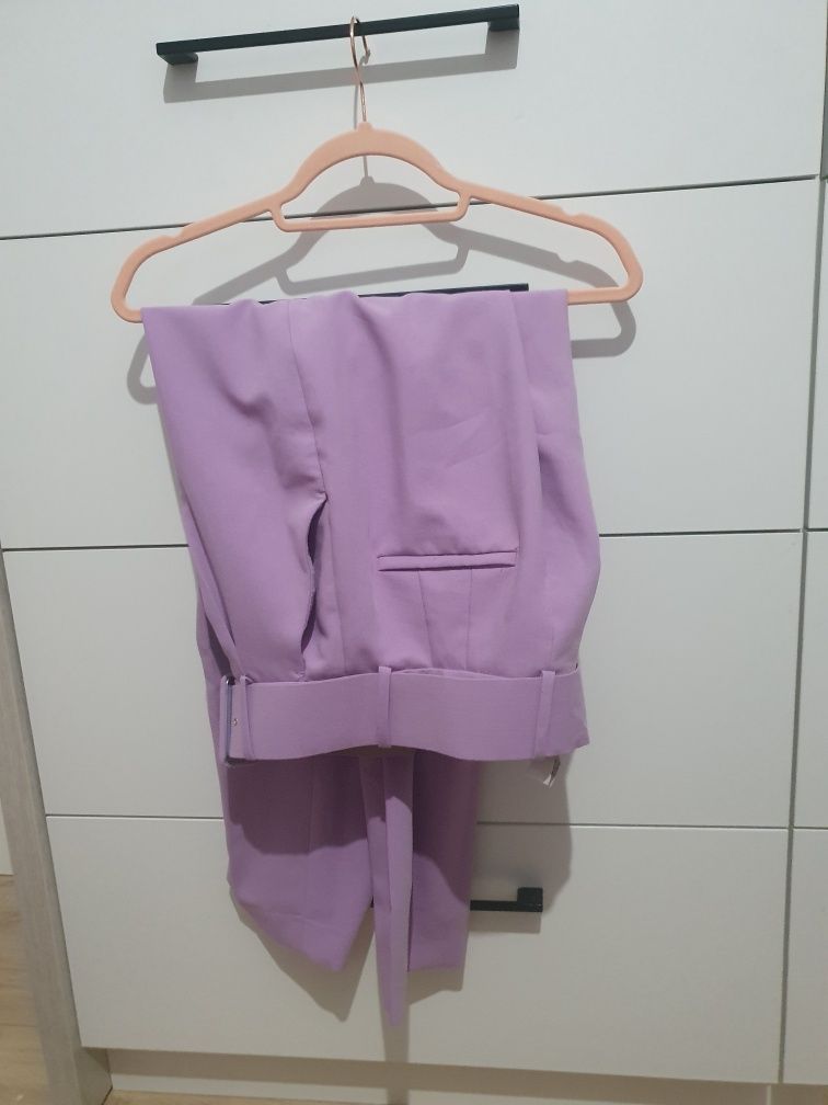 Garnitur damski ZARA liliowy rozmiar XS S Ro a OLX.pl