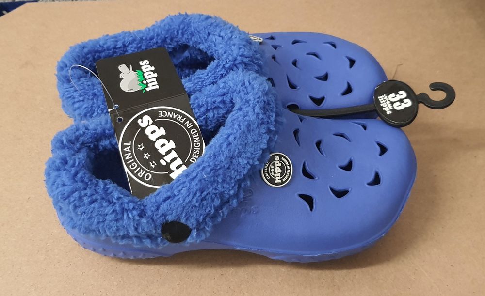 Hipps Kroksy klapki z odpinanym ociepleniem