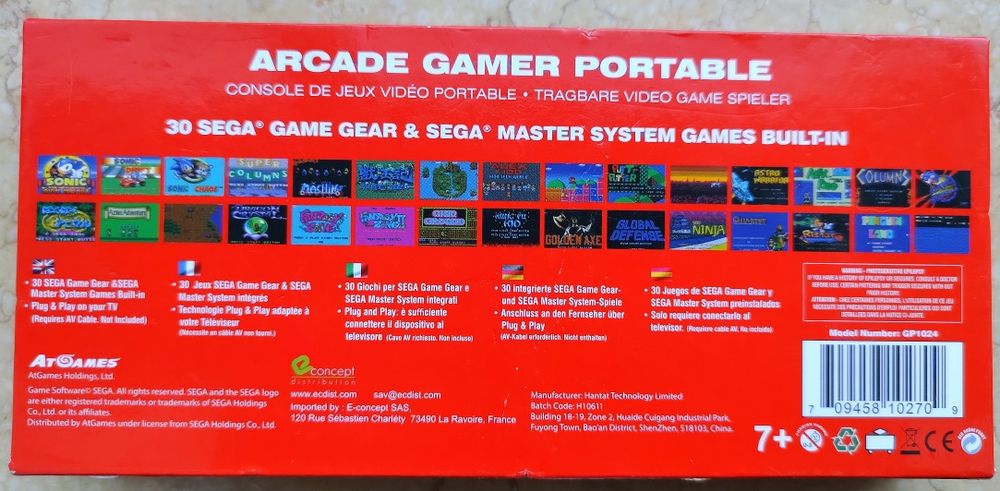 Sega - The arcade game portable