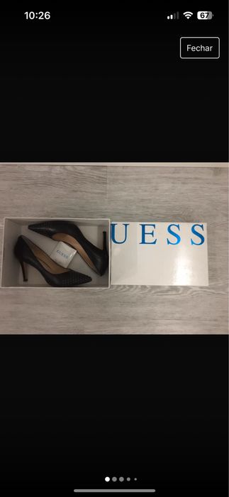 Sapatos Guess, originais, em pele