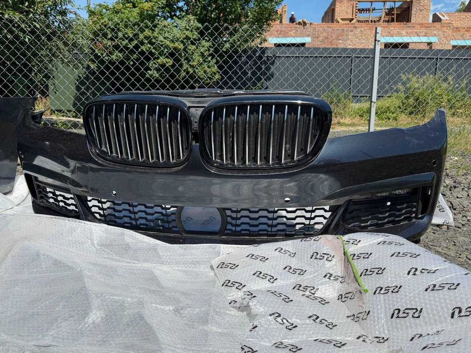 Бампер передний комплектный м пакет цвет B41 бмв 7 г12 bmw 7 g12  51118064755