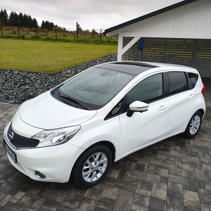 Nissan Note 1,2 benzyna, navi, klima, serwis, niski przebieg, bogate wyposażenie.