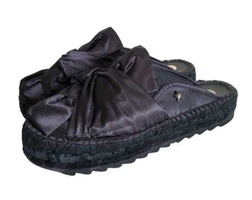 Buty klapki czarne na platformie Replay rozm. 40