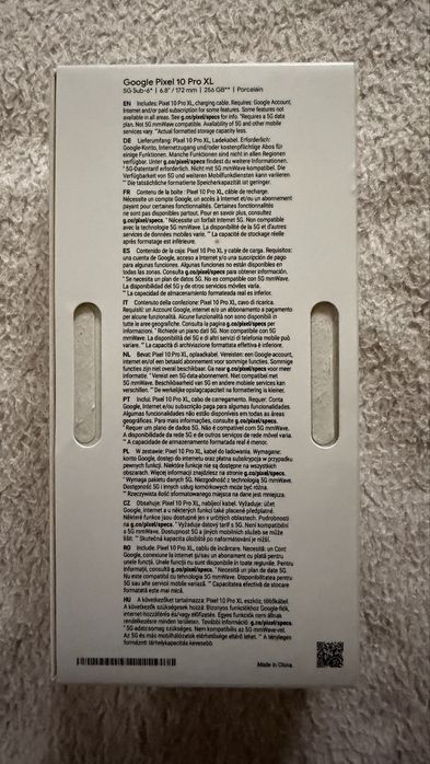 Pixel 10 pro XL 256 gb