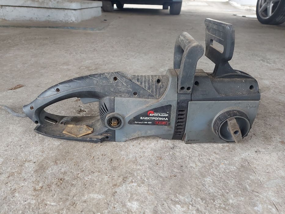 Цепная электропила Бригадир Standart 83-001, прямой двигатель 2,4 кВт