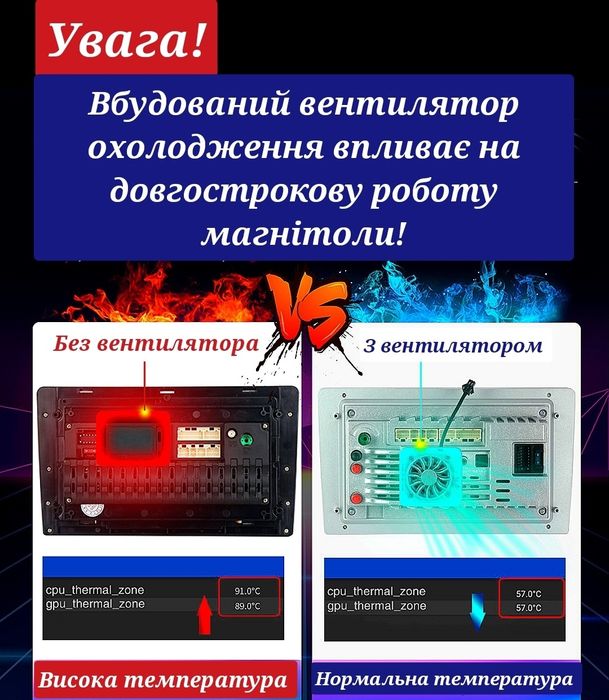 Магнітола Android 2K 2000х1200 QLED для всіх марок авто