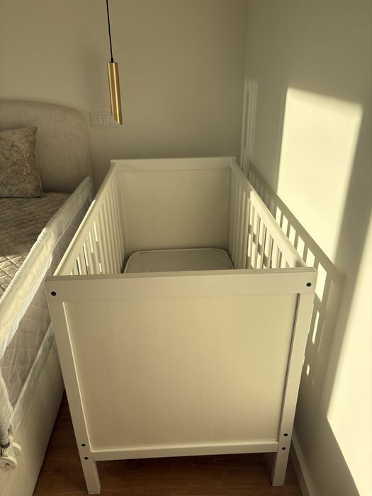 Berço branco ikea + colchao