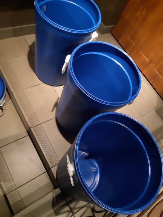 Wiadra beczki nowe od 15L do 200L