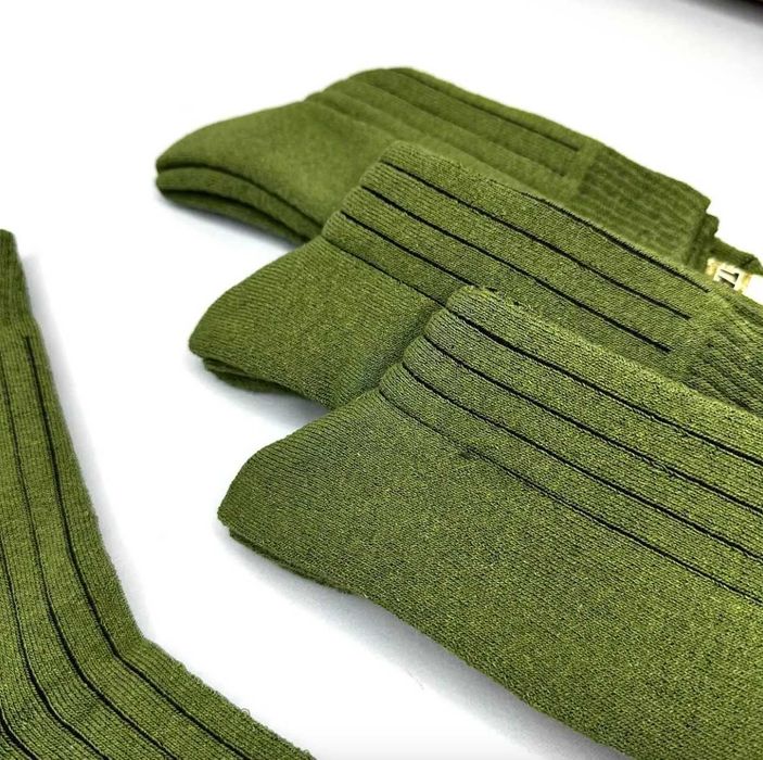 Упаковка 12 шт Зимові тактичні шкарпетки з махрою ЗСУ 41-44 носки ВСУ