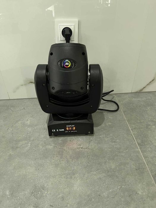 2 głowy Light4me Wizzard, ruchoma głowa LED z laserem/Komis Krzysiek