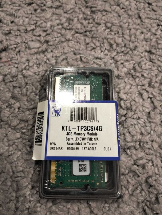 Pamięć RAM do laptopa Kingston DDR3 4GB 1600MHz ktl-tp3cs/4g