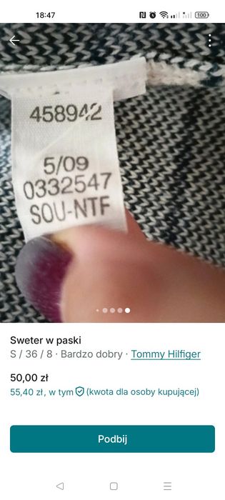 Sweter Tommy Hilfiger