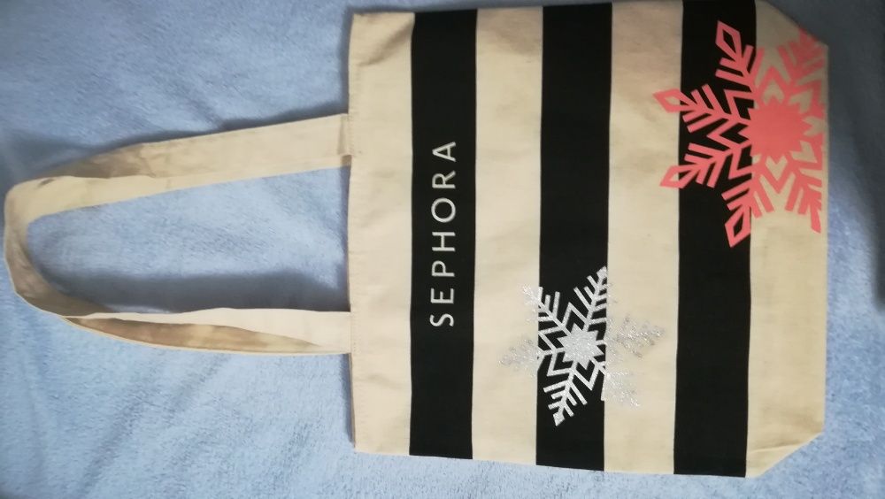 Saco de lona pano - tote bag - Sephora - NOVO SELADO