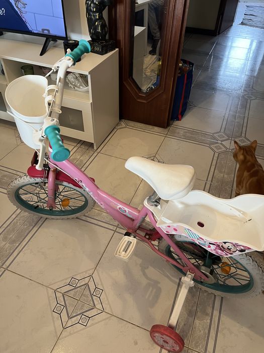 Bicicleta infantil femenina (com rodinhas)