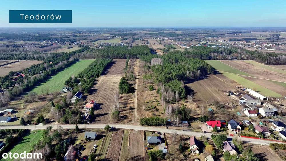 Działki budowlane 7 km od Siedlec | MPZP | Media | Spokojna okolica
