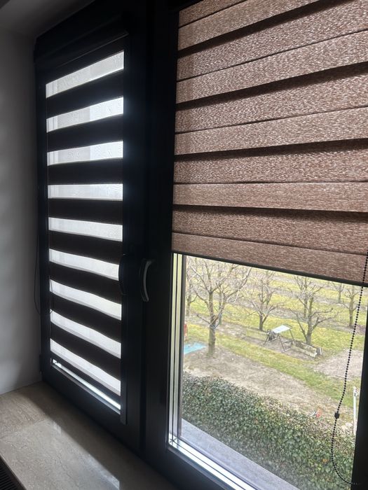 Roleta dzień noc brąz