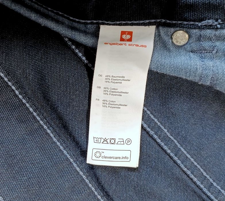 Spodenki jeans Engelbert Strauss r. 56/XL