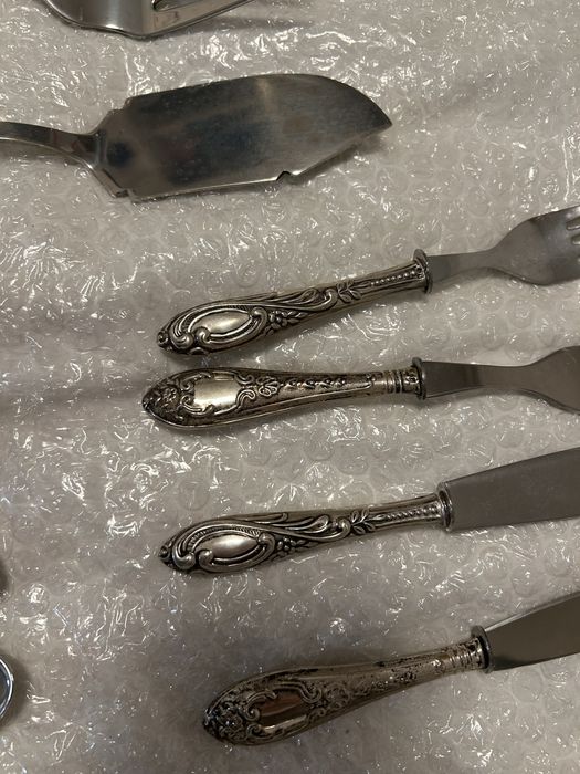 Conjunto talheres de prata