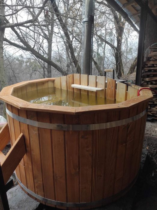 Лазня на дровах  Чан  Київ сауна  Баня Лук'янівка Татарка Акція