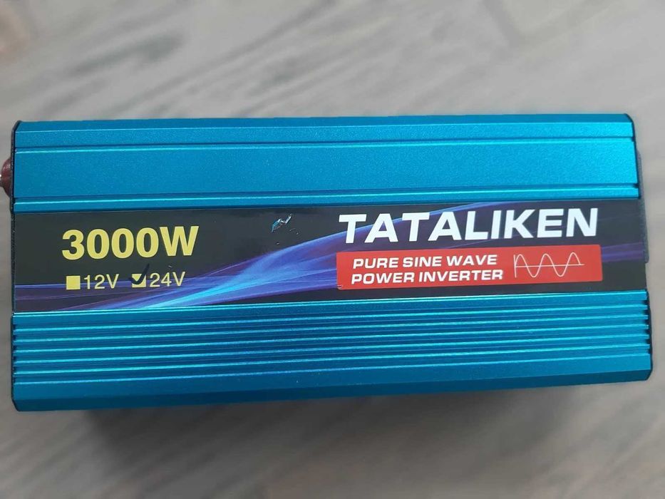 Інвертор 12v 3000 Вт TATALIKEN Чистий синус вентилятор