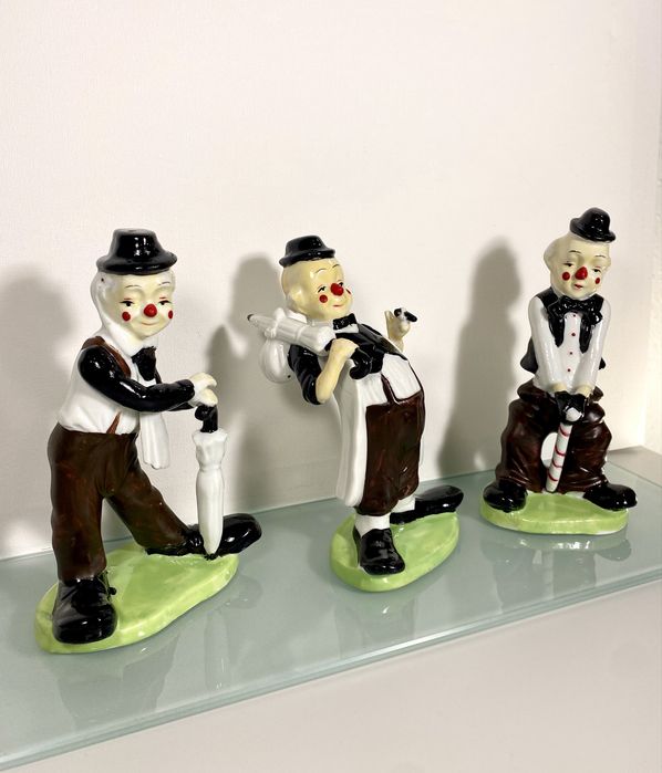 Вінтаж. Фігурки, статуетки “Клоуни” 80-90-ті роки.