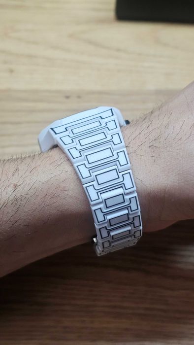 Relógio branco estilo D1 Milano