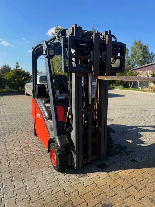 wózek widłowy LINDE H16T 4.60m TRIPLEX przesuw pozycjoner 4000mtg 2012