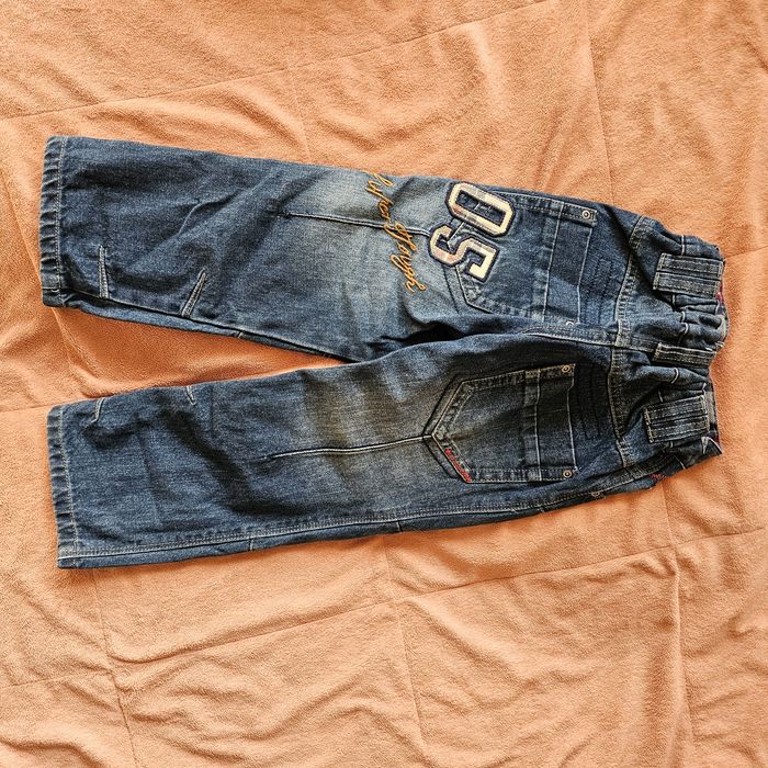 Zestaw Next r. 104 bluza, bluzka i spodnie piesek
