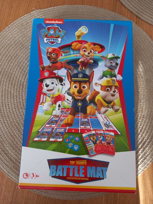 Top Trumps, Battle Mat, Psi Patrol, gra karciana