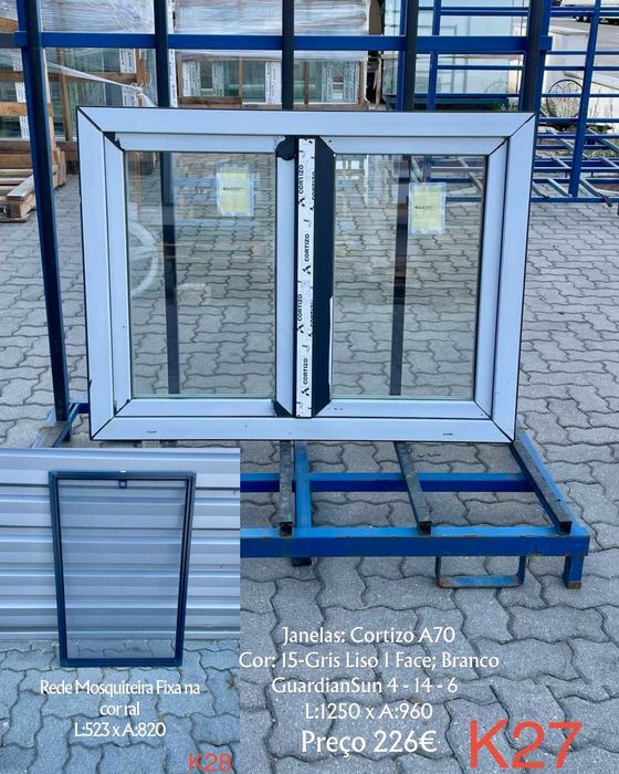Janelas PVC Cortizo