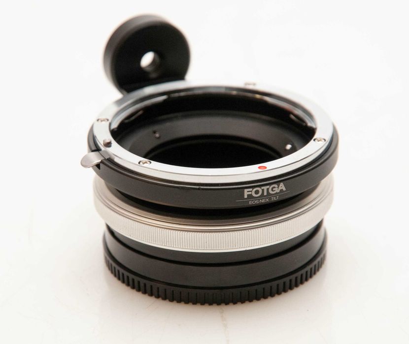 Adaptador Tilt Sony E mount - canon EOS