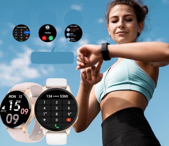 Smartwatch Elegancki Zegarek Damski Rozmowy Sport Aplikacja Polskie Me