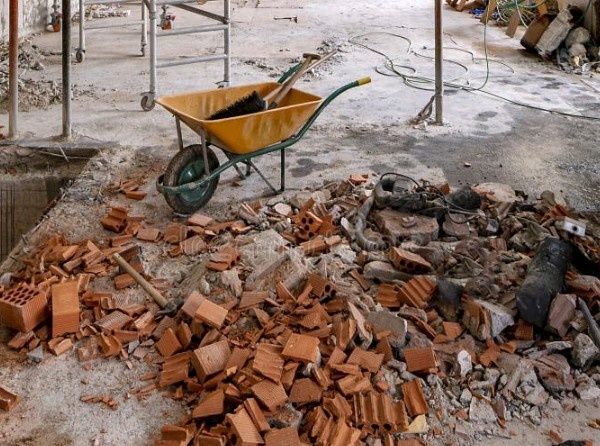 Remoção de entulho madeiras e Pladur