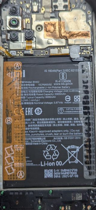 По запчастинам Redmi 9t NFC