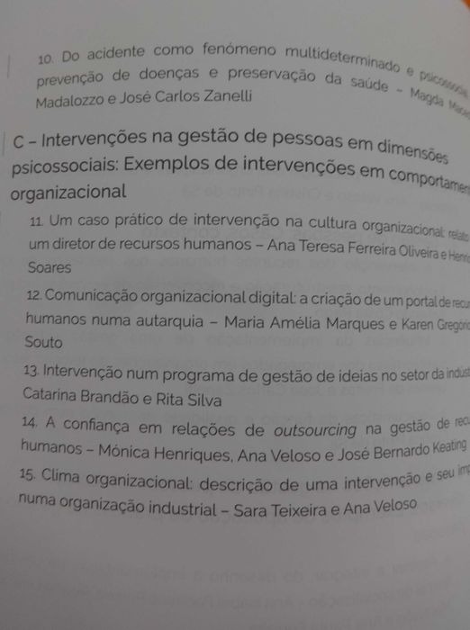 Livro “Da Psicologia à Gestão de Pessoas”