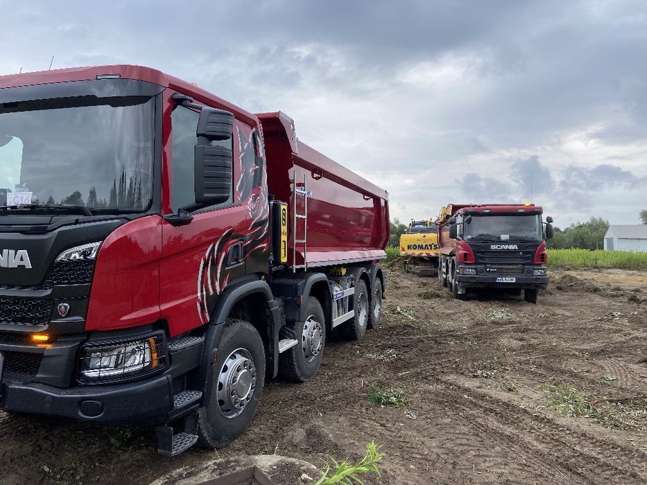 Usługi transportowe | Wywóz Urobku Ziemi Piachu Gliny Gruzu