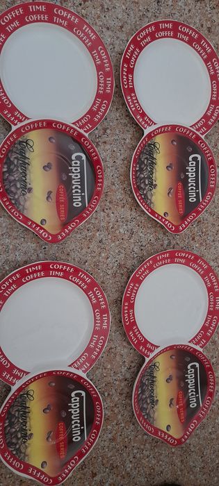 4 chávenas com prato para Cappucino